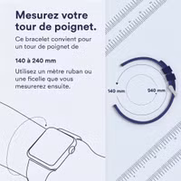 imoshion Bracelet magnétique milanais Samsung Galaxy Watch 8 (40/44mm) / Classic (46mm) - Lumière stellaire