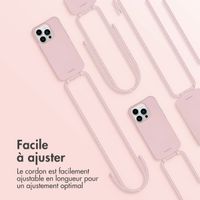imoshion Coque de couleur avec cordon amovible Apple iPhone 14 Pro - Rose