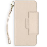 Selencia Etui portefeuille serpent amovible iPhone 13 Pro - Blanc