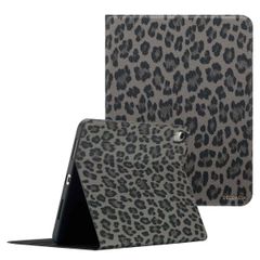 Selencia Coque tablette Sabi avec imprimé léopard Apple iPad 11 (2025) 11 pouces A16 / iPad 10 (2022) 10.9 pouces - Midnight Black