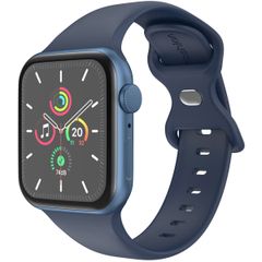 imoshion Bracelet en silicone⁺ Apple Watch Series 1 t/m 11 / SE / Ultra (44/45/46/49 mm) - Taille M/L - Midnight