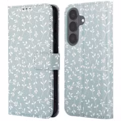 imoshion Étui de télephone portefeuille Design Samsung Galaxy S26 - Smoke Green Flowers