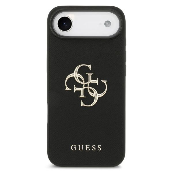 Guess Coque Big 4G Logo Grained Apple iPhone Air - Noir