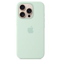 Apple Coque en silicone MagSafe Apple iPhone 16 Pro - Aquamarine