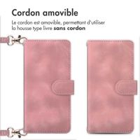 imoshion Etui de télephone portefeuille avec cordon Apple iPhone 12 (Pro) - Rose