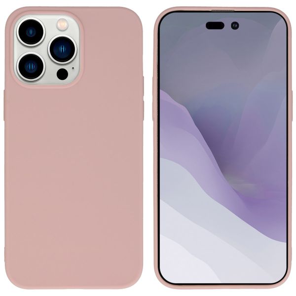 imoshion Coque Couleur iPhone 14 Pro Max - Dusty Pink