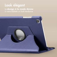 imoshion Coque tablette rotatif à 360° Samsung Galaxy Tab S6 Lite (2020/2022/2024)  - Bleu foncé