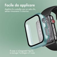 imoshion Coque rigide à couverture complète Apple Watch 4 / 5 / 6 / SE - 44 mm - Vert foncé