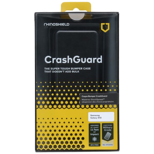 RhinoShield Pare-chocs CrashGuard Samsung Galaxy S10 - Noir