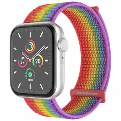 imoshion Bracelet en nylon Apple Watch Series 1 t/m 11 / SE / Ultra (44/45/46/49 mm) - Rainbow