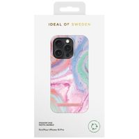 iDeal of Sweden Coque Fashion iPhone 15 Pro - Pastel Marble