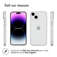 Accezz Coque Clear 100% recyclée iPhone 14 - Transparent