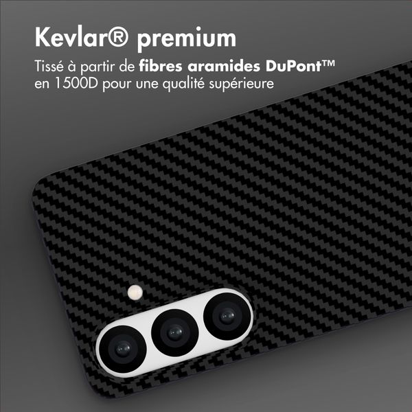 Accezz Coque Kevlar® MagSafe Samsung Galaxy S26 - Noir