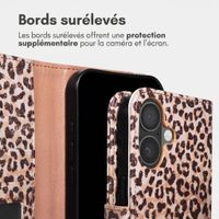 imoshion Étui de télephone portefeuille Design Apple iPhone 17 - Leopard Mood
