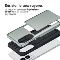 imoshion Coque arrière avec porte-cartes Samsung Galaxy S25 Edge - Vert