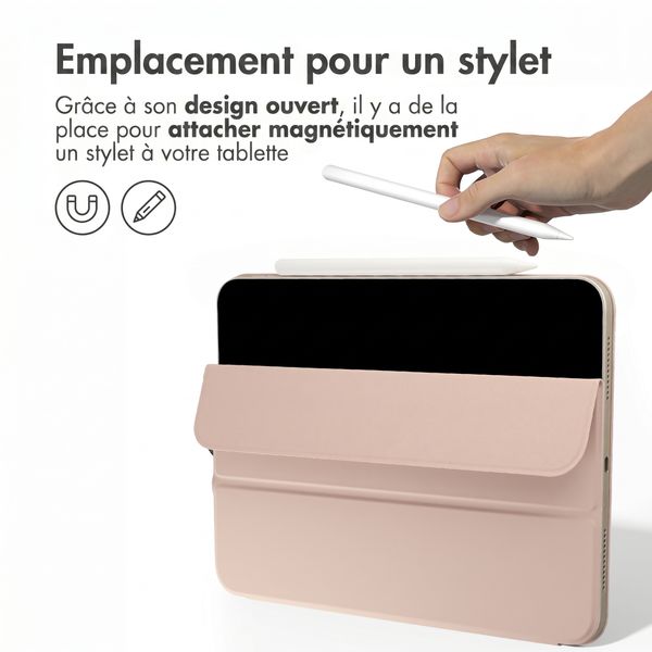 imoshion Magnetic etui de téléphone portefeuille Apple iPad Pro 13 (2025) M5 / (2024) M4 - Beige