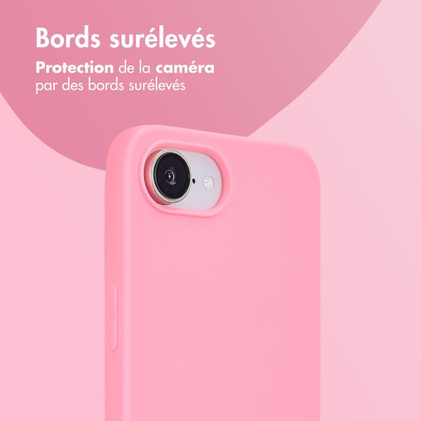 imoshion Coque Couleur Apple iPhone 16e - Bubblegum Pink