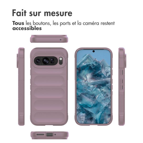 imoshion Coque arrière EasyGrip Google Pixel 9 / 9 Pro - Violet