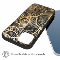 imoshion Coque Design iPhone 14 - Leaves