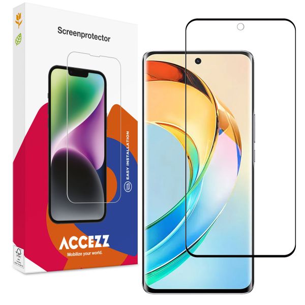 Accezz Protection d'écran en verre trempé Full Cover pour Honor Magic 6 Lite - Transparent