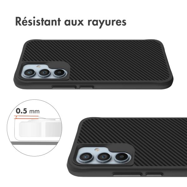 imoshion Rugged Hybrid Carbon Case Samsung Galaxy A54 (5G) - Noir