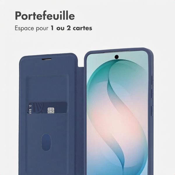 imoshion Bookcase transparente avec MagSafe Samsung Galaxy S26 Ultra - Bleu