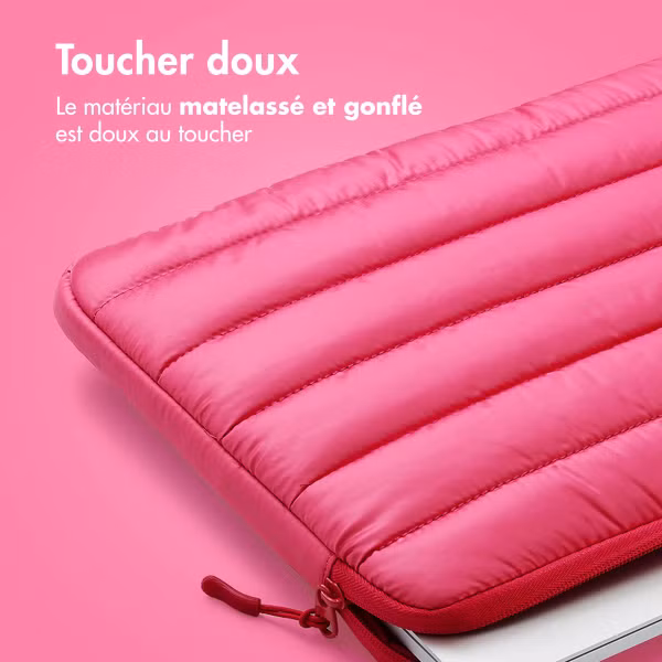 imoshion Pochette ordinateur Puffer 15-16 pouces - Hot Pink