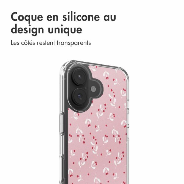 imoshion Coque Design Apple iPhone 17 - Berries Blush