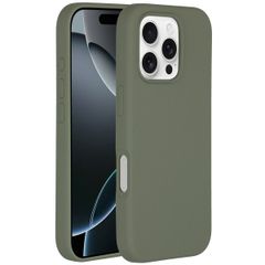 Accezz Coque Liquid Silicone avec MagSafe Apple iPhone 16 Pro - Cooper Green