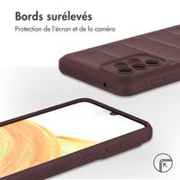 imoshion Coque arrière EasyGrip Samsung Galaxy A33 - Aubergine