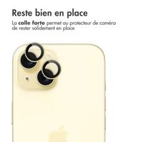imoshion Lot de 2 protections d'objectif de caméra Apple iPhone 15 / 15 Plus - Yellow