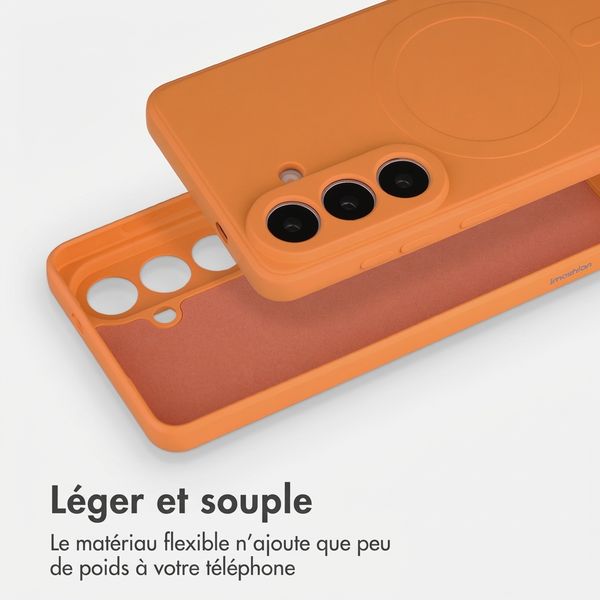 imoshion Coque Couleur avec MagSafe Samsung Galaxy S26 Plus - Orange