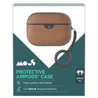 Mous Coque de protection en cuir AirPods Pro - Brun