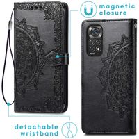 imoshion Etui de téléphone portefeuille Mandala Xiaomi Redmi Note 11 Pro - Noir