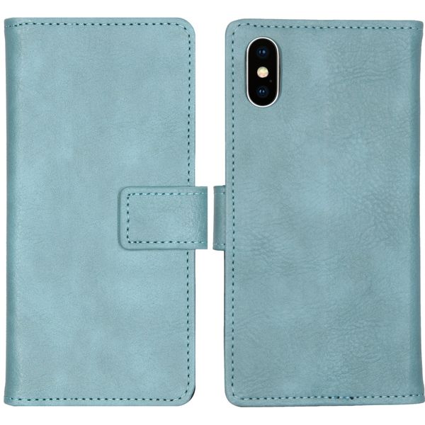 imoshion Étui de téléphone portefeuille Luxe iPhone Xs / X - Bleu