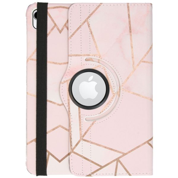 imoshion Coque tablette Design rotatif à 360° iPad 10 (2022) 10.9 pouces - Pink Graphic