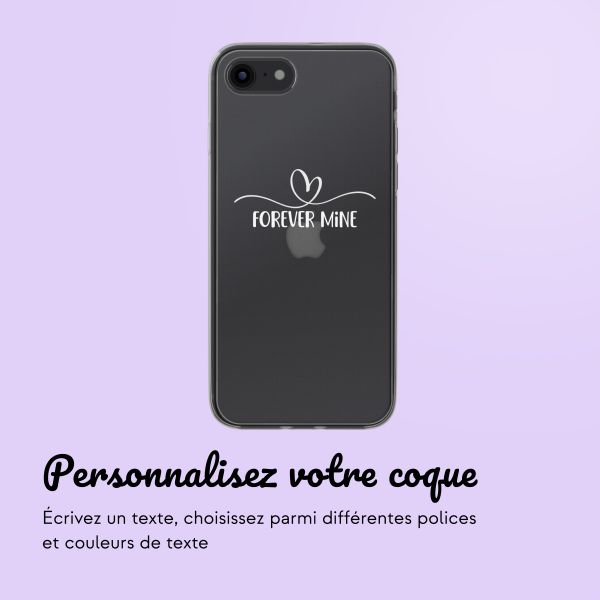 Coque avec votre propre photo et/ou texte Apple iPhone SE (2022 / 2020) / 8 / 7 - Sierlijk hartje