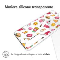 imoshion Coque Design Samsung Galaxy S23 - Allover fastfood