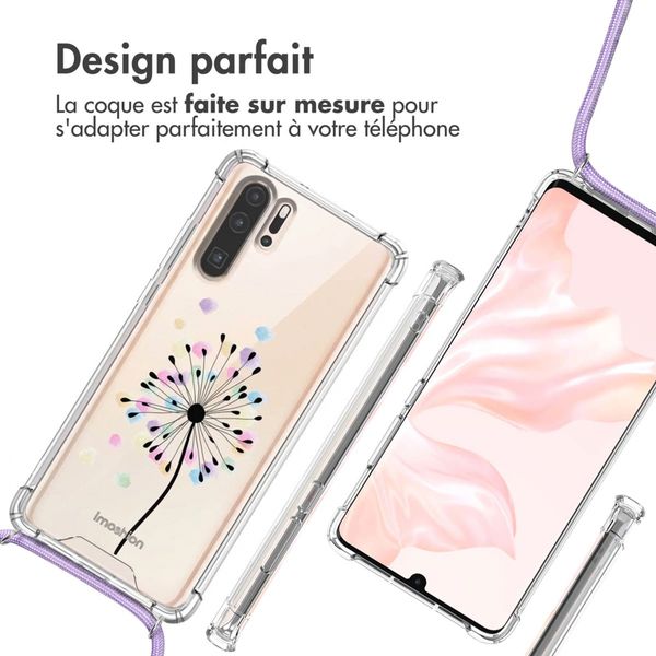 imoshion Coque Design avec cordon Huawei P30 Pro - Sandstone Dandelion