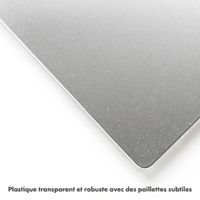 Selencia Coque Paillettes pour Apple MacBook Neo 13 pouces (2026) A18 - Transparent