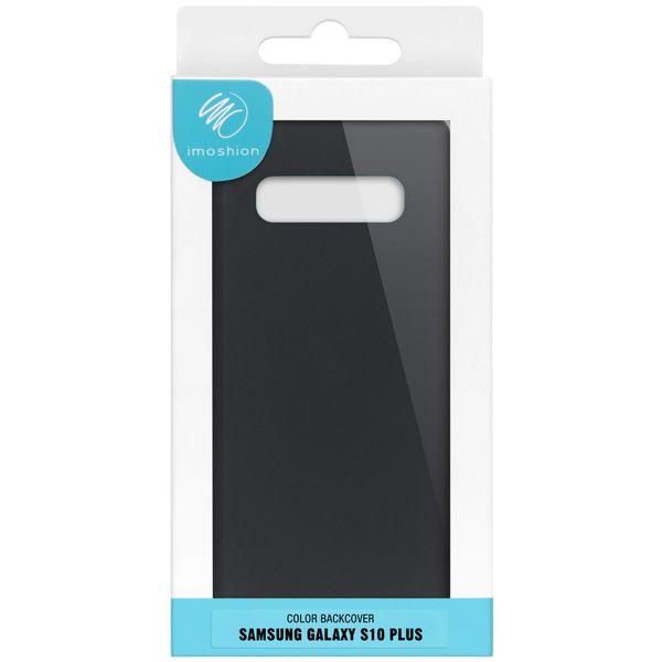 imoshion Coque Couleur Samsung Galaxy S10 Plus - Noir