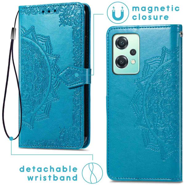 imoshion Etui de télephone Mandala OnePlus Nord CE 2 Lite 5G - Turquoise