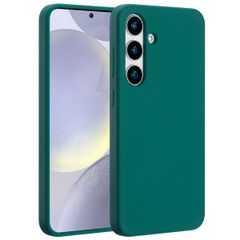 Accezz Coque Liquid Silicone avec MagSafe Samsung Galaxy S25 Plus - Forest Green