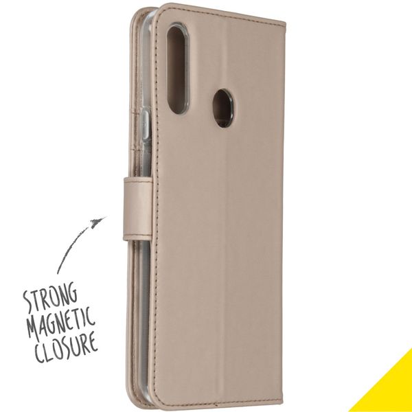 Accezz Étui de téléphone Wallet Samsung Galaxy A20s - Dorée