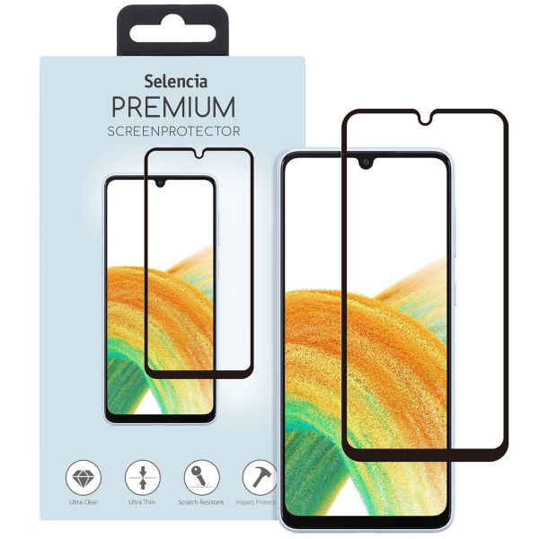 Selencia Protection d'écran premium en verre trempé durci Samsung Galaxy A34 (5G)