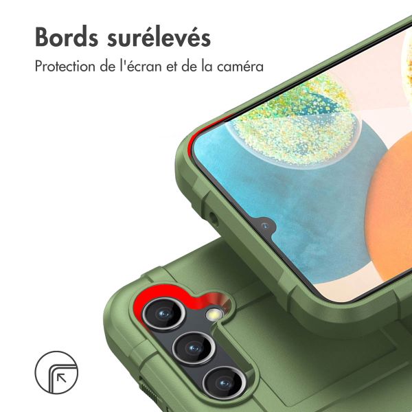imoshion Coque Rugged Shield Samsung Galaxy A14 (5G/4G) - Vert foncé