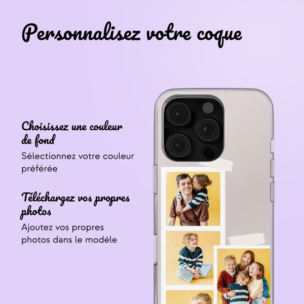 Coque personnalisée avec pellicule N°1 iPhone 16 Pro - Transparent