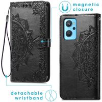 imoshion Etui de téléphone portefeuille Mandala Oppo A96 - Noir