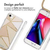 imoshion Coque Design avec cordon Apple iPhone SE (2022 / 2020) / 8 / 7 - Beige Graphic