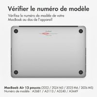 imoshion Coque rigide Apple MacBook Air 13 pouces (2022 / 2024 M3 / 2025 M4 / 2026 M5) - Lavender Lilac